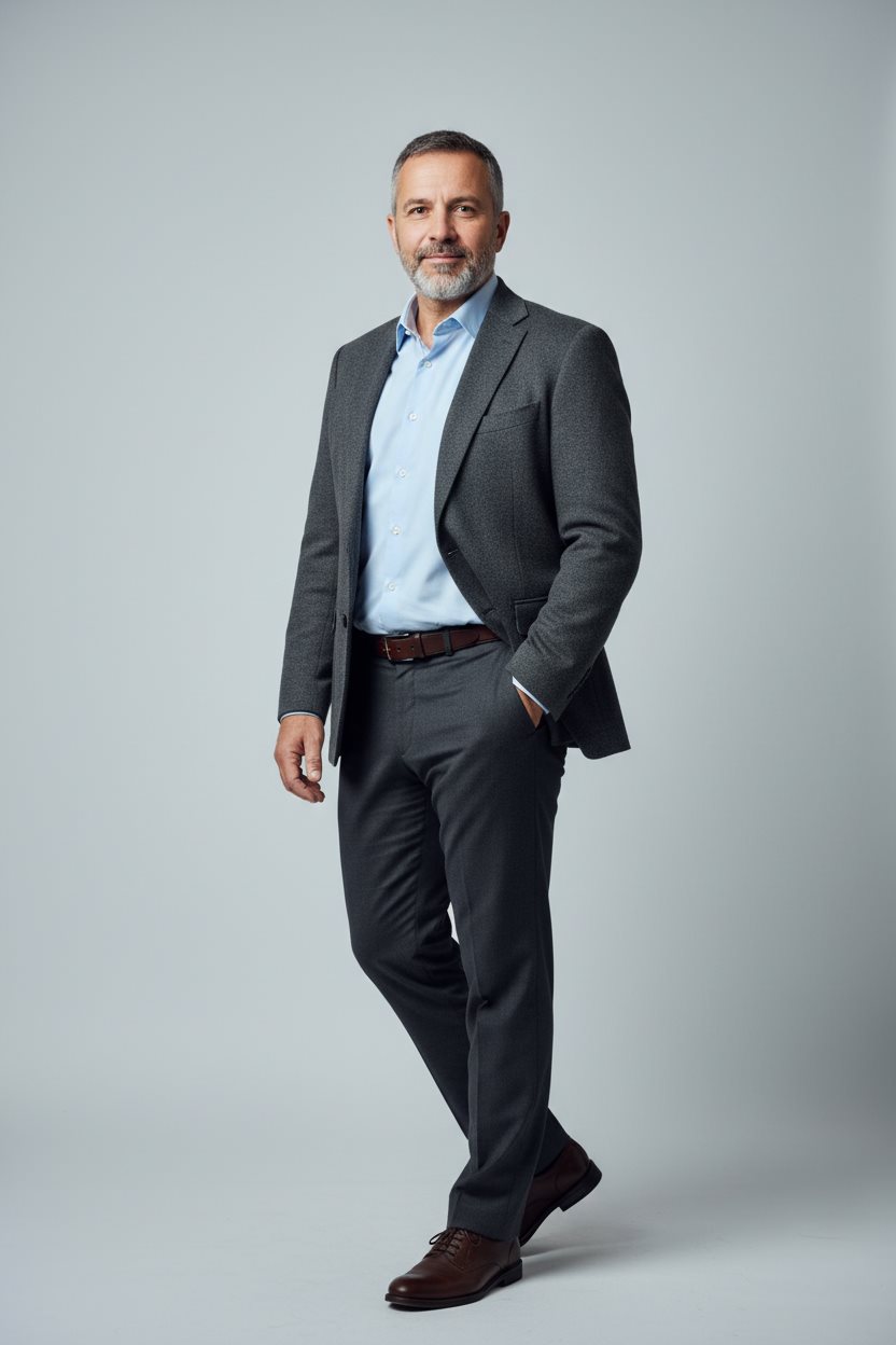 AI character study — man in a suit
